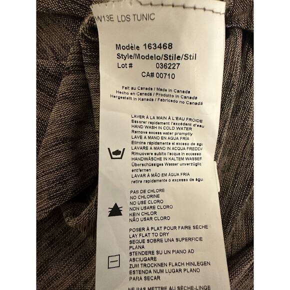 Joseph Ribkoff Dolman Sleeve Layered Marl Tunic Top Size 10 - Picture 6 of 9